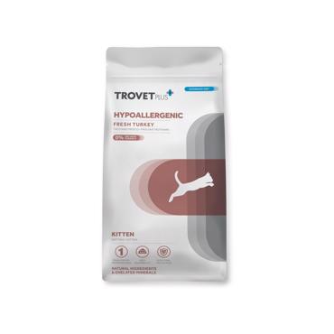 TROVET PLUS ΚΛΙΝΙΚΗ ΞΗΡΑ ΤΡΟΦΗ ΓΑΤΑΣ KITTEN HYPOALLERGENIC FRESH TURKEY 1.2kg